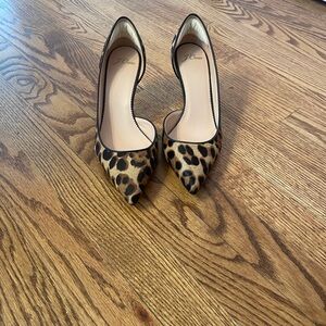 J. Crew Leopard Print Heels
